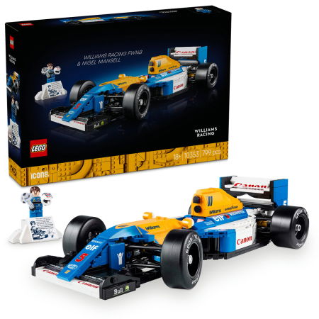 Jucarii copii si jocuri educative -  LEGO®  Icons (Creator Expert) - Williams Racing FW14B si Nigel Mansell (10353), 799 piese