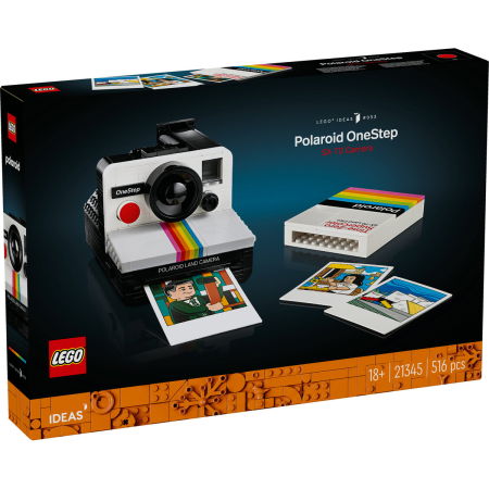 Jucarii copii si jocuri educative -  LEGO®  Ideas - Camera foto Polaroid OneStep SX-70 (21345), 516 piese