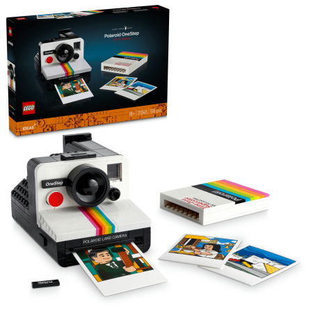 Jucarii copii si jocuri educative -  LEGO®  Ideas - Camera foto Polaroid OneStep SX-70 (21345), 516 piese