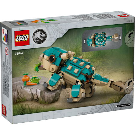 LEGO® Jurassic World - Bebelusa Bumpy: Ankylosaurus (76962), 358 piese [2]