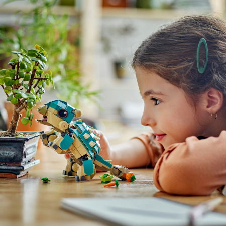 LEGO® Jurassic World - Bebelusa Bumpy: Ankylosaurus (76962), 358 piese [4]