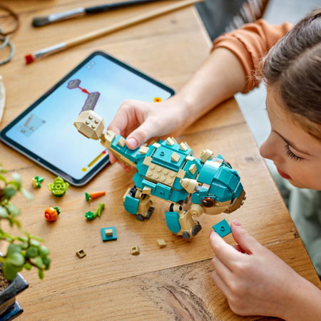 LEGO® Jurassic World - Bebelusa Bumpy: Ankylosaurus (76962), 358 piese [3]