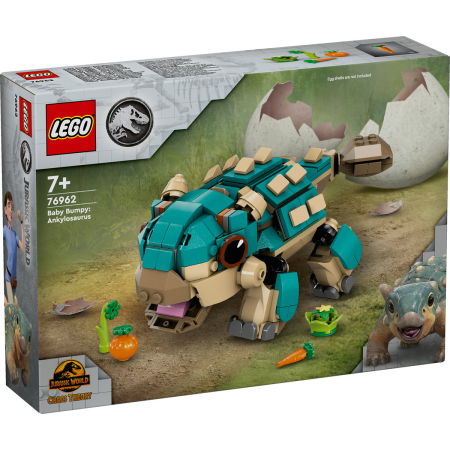 LEGO - LEGO®  Jurassic World - Bebelusa Bumpy: Ankylosaurus (76962), 358 piese