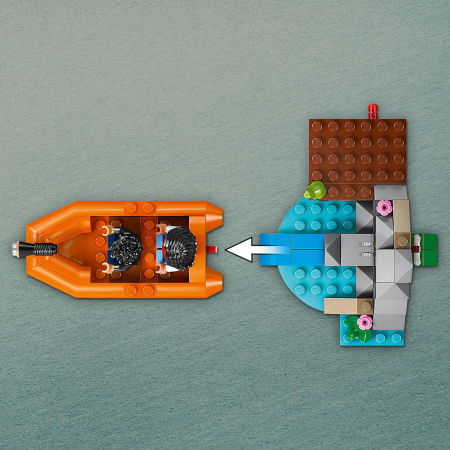 LEGO® Jurassic World - Evadare pe rau din calea unui T. rex (76975), 199 piese [7]