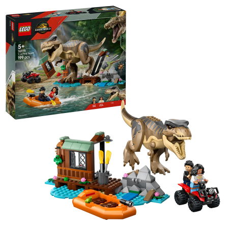 LEGO - LEGO®  Jurassic World - Evadare pe rau din calea unui T. rex (76975), 199 piese