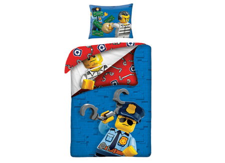 LEGO® Lenjerie de pat LEGO City (LEG-825) Perne si saltele bebelusi - LEGO® Lenjerie de pat LEGO City (LEG-825)