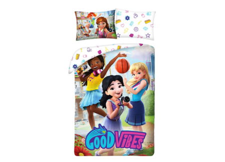LEGO® Lenjerie de pat LEGO Friends (LEG-1016) Perne si saltele bebelusi - LEGO® Lenjerie de pat LEGO Friends (LEG-1016)