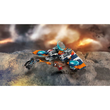 LEGO®  Marvel Super Heroes - Avionul de lupta al lui Rocket vs Ronan (76278), 290 piese [8]
