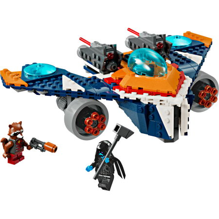  LEGO®  Marvel Super Heroes - Avionul de lupta al lui Rocket vs Ronan (76278), 290 piese [6]