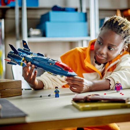  LEGO®  Marvel Super Heroes - Avionul X-Jet al X-Men (76281), 359 piese [4]