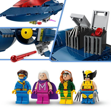 LEGO®  Marvel Super Heroes - Avionul X-Jet al X-Men (76281), 359 piese [8]
