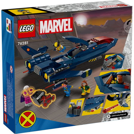  LEGO®  Marvel Super Heroes - Avionul X-Jet al X-Men (76281), 359 piese [2]
