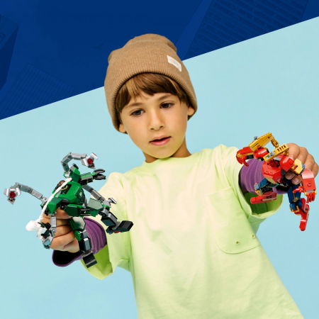 LEGO® Marvel Super Heroes - Batalia robotilor: Omul Paianjen vs Doc Ock (76338), 315 piese [6]