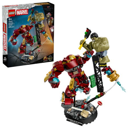 Jucarii copii si jocuri educative - LEGO® Marvel Super Heroes - Batalie memorabila: Hulkbuster vs Hulk (76343), 413 piese
