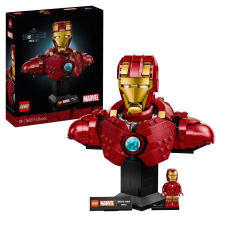  LEGO®  Marvel Super Heroes - Bust Iron Man MK4 (76327), 436 piese [0]