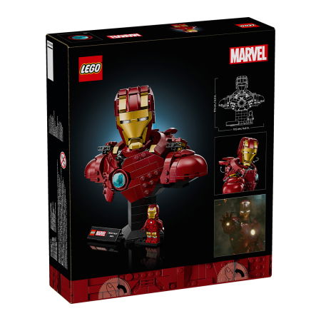  LEGO®  Marvel Super Heroes - Bust Iron Man MK4 (76327), 436 piese [2]