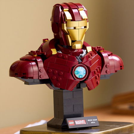  LEGO®  Marvel Super Heroes - Bust Iron Man MK4 (76327), 436 piese [8]
