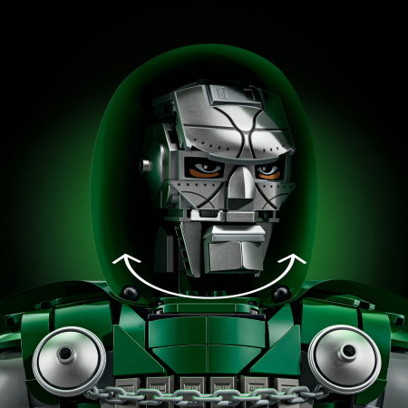 LEGO® Marvel Super Heroes -  Bustul Doctorului Doom (76345), 379 piese [8]