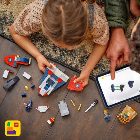 LEGO®  Marvel Super Heroes - Capitanul America vs Thanos (76319), 107 piese [8]