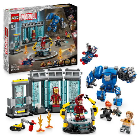  LEGO®  Marvel Super Heroes - Laboratorul lui Iron Man: Sala armurilor (76315), 384 piese [0]