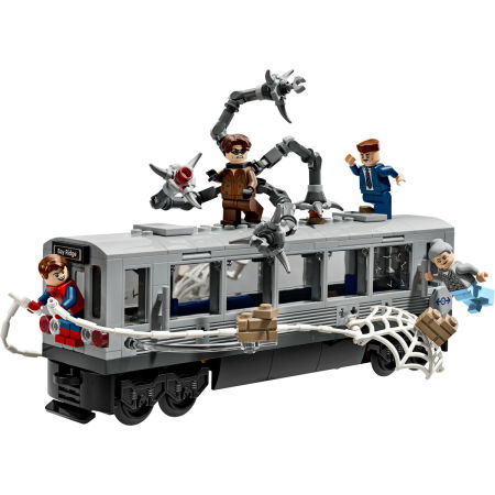 LEGO®  Marvel Super Heroes - Lupta de pe acoperisul trenului dintre Omul-Paianjen si Doc Ock (76321), 393 piese [6]
