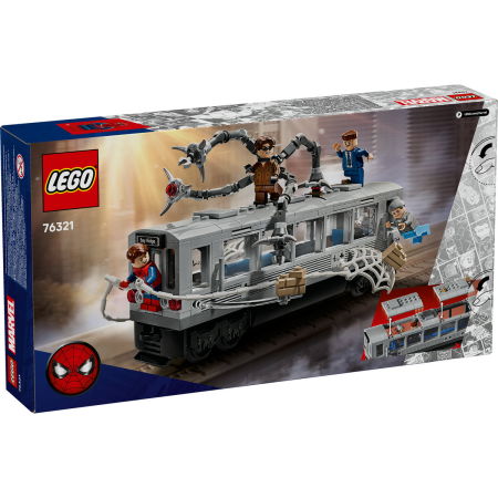 LEGO®  Marvel Super Heroes - Lupta de pe acoperisul trenului dintre Omul-Paianjen si Doc Ock (76321), 393 piese [2]