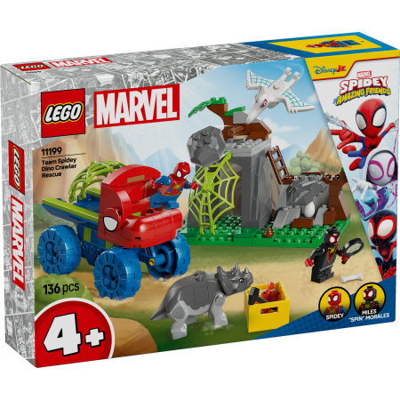 Jucarii copii si jocuri educative -  LEGO®  Marvel Super Heroes - Misiunea de salvare a echipei Spidey (11199), 136 piese