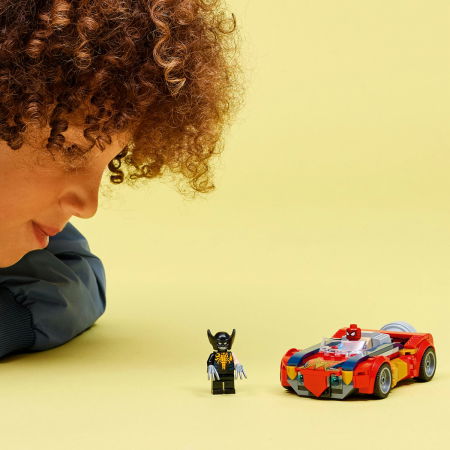 LEGO® Marvel Super Heroes - Omul Paianjen in masina vs Wolverine venomizat (76336), 134 piese [7]