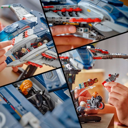 LEGO® Marvel Super Heroes - Quinjet din Razbunatorii: Sub semnul lui Ultron (76325), 1131 piesa [7]