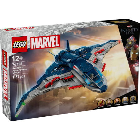Jucarii copii si jocuri educative - LEGO®  Marvel Super Heroes - Quinjet din Razbunatorii: Sub semnul lui Ultron (76325), 1131 piesa