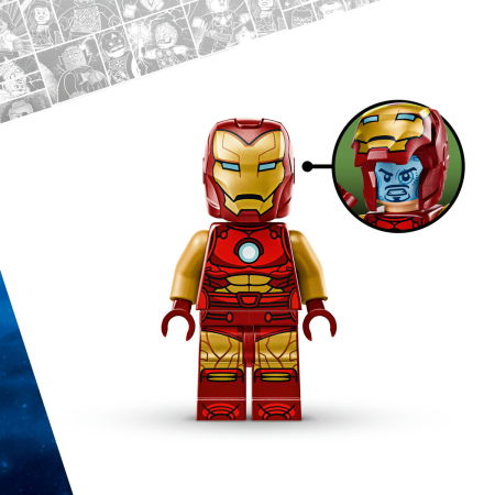  LEGO®  Marvel Super Heroes - Robotul Iron Man vs. Ultron (76307), 101 piesa  [8]