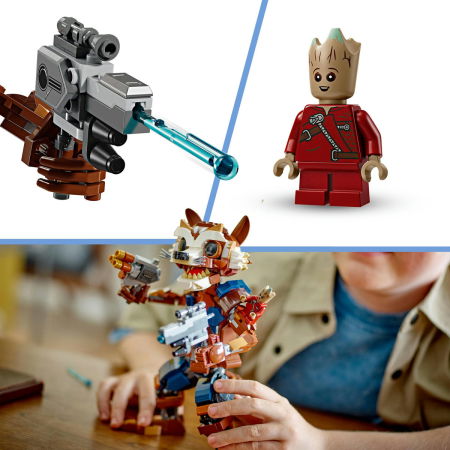 LEGO® Marvel Super Heroes - Rocket si Bebelusul Groot (76282), 566 piese [8]