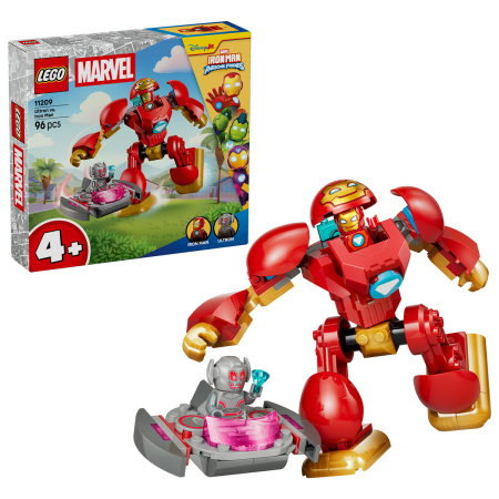 LEGO - LEGO® Marvel Super Heroes - Ultron vs Iron Man (11209), 96 piese