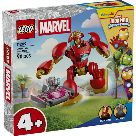 LEGO - LEGO® Marvel Super Heroes - Ultron vs Iron Man (11209), 96 piese