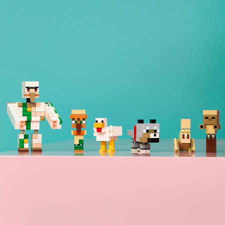 LEGO® Minecraft - Atac in desert cu un jocheu de gaini (21592), 428 piese [5]