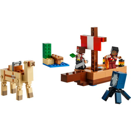  LEGO®  Minecraft - Calatorie pe corabia de pirati (21259), 166 piese [6]