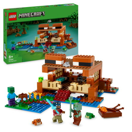 Jucarii copii si jocuri educative -  LEGO®  Minecraft - Casa-broasca (21256), 400 piese