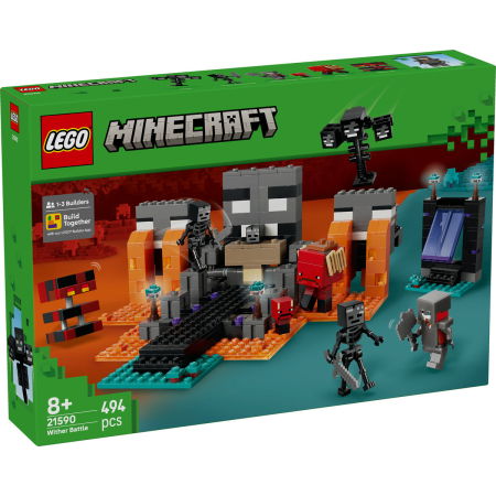 Jucarii copii si jocuri educative - LEGO® Minecraft - Lupta cu Wither (21590), 494 piese