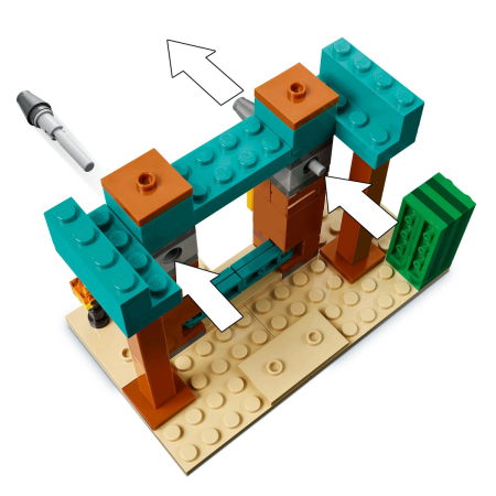  LEGO®  Minecraft - Patrula Illager in desert (21267), 105 piese [7]