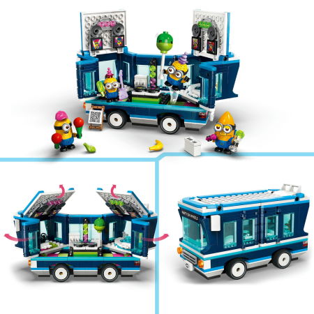  LEGO®  Minions - Autobuzul de petrecere al minionilor (75581), 379 piese [7]