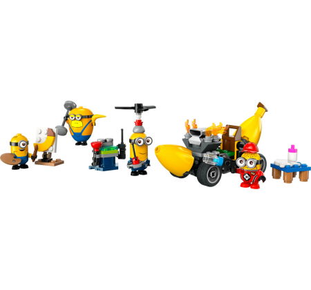  LEGO®  Minions - Minionii si masina-banana (75580), 136 piese [6]