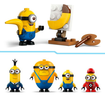  LEGO®  Minions - Minionii si masina-banana (75580), 136 piese [8]