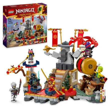 Jucarii copii si jocuri educative -  LEGO®  Ninjago - Arena de lupta de la turneu (71818), 659 piese
