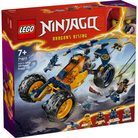 Jucarii copii si jocuri educative -  LEGO®  Ninjago - Buggy-ul Off-Road al lui Arin (71811), 267 piese
