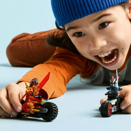  LEGO®  Ninjago - Cursa de viteza cu motocicleta lui Kai (71838), 79 piese [4]