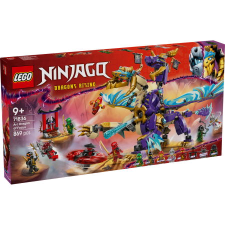 Jucarii copii si jocuri educative -  LEGO®  Ninjago - Dragonul concentrarii Arc (71836), 869 piese