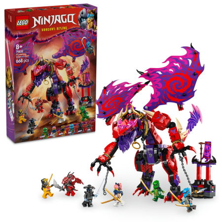 Jucarii copii si jocuri educative -  LEGO®  Ninjago - Dragonul haosului Thunderfang (71832), 668 piese