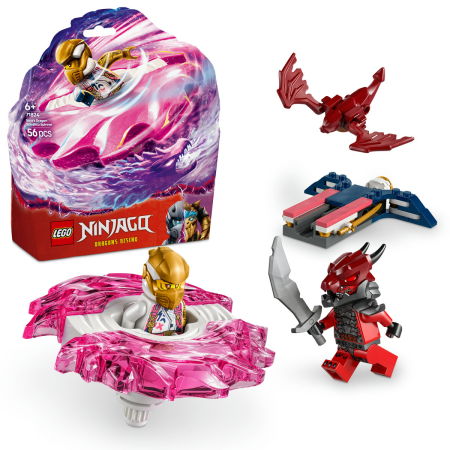 Jucarii copii si jocuri educative -  LEGO®  Ninjago - Dragonul Spinjitzu al Sorei (71824), 56 piese