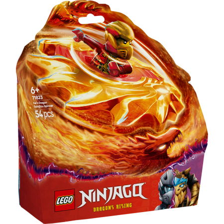 Jucarii copii si jocuri educative -  LEGO®  Ninjago - Dragonul Spinjitzu rotitor al lui Kai (71823), 54 piese