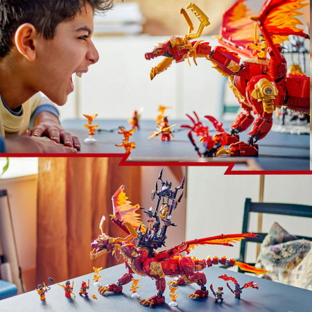  LEGO®  Ninjago - Dragonul-sursa al miscarii (71822), 1716 piese [9]